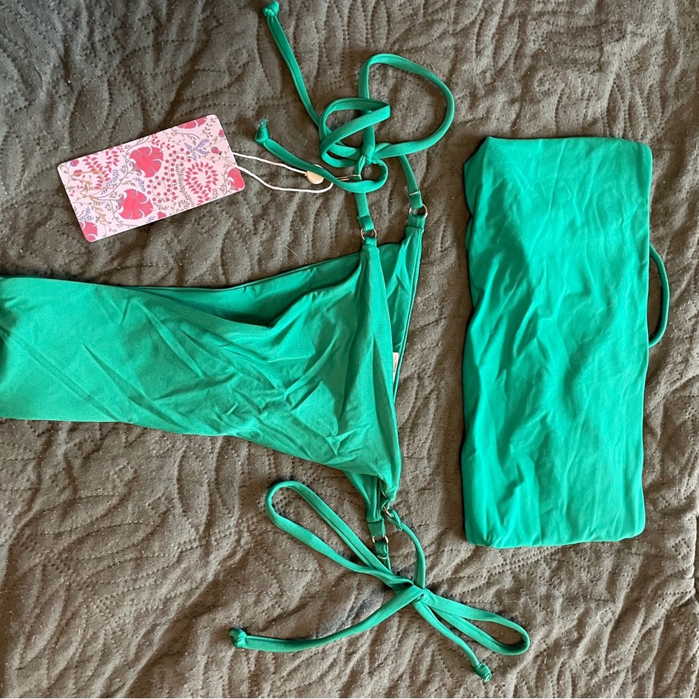 Vibrant Green Bikini Set